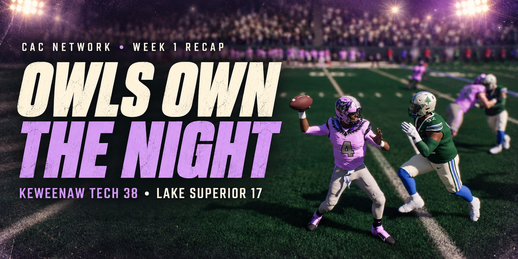 Week 1:&nbsp;Keweenaw Claims Rivalry Rout, Blue Ridge Beats North Carolina